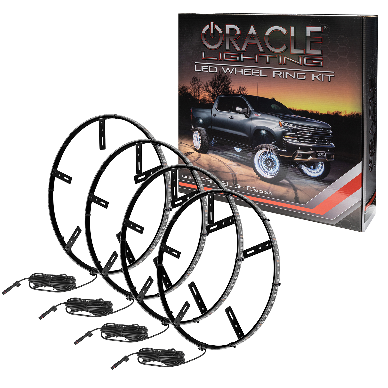 4215-334 - ORACLE LED Illuminated Wheel Rings - ColorSHIFT No Remote